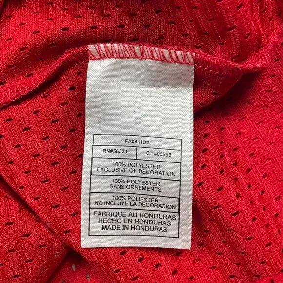 Vintage Michael Jordan Jersey Mens 3XL Red Nike Chicago Bulls 90s NBA Basketball - Picture 7 of 12